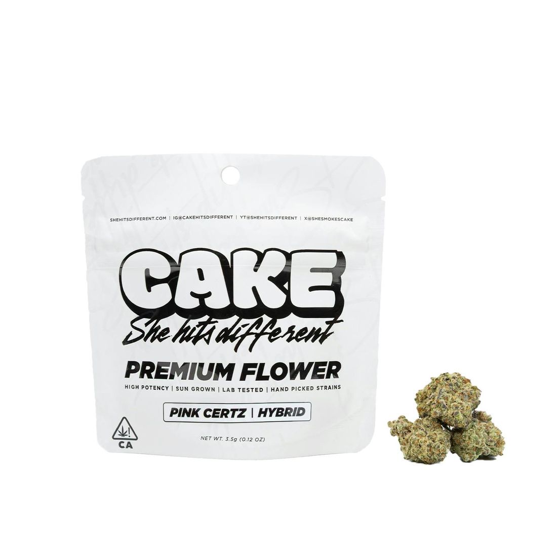 CAKE - 3.5g - Pink Certz