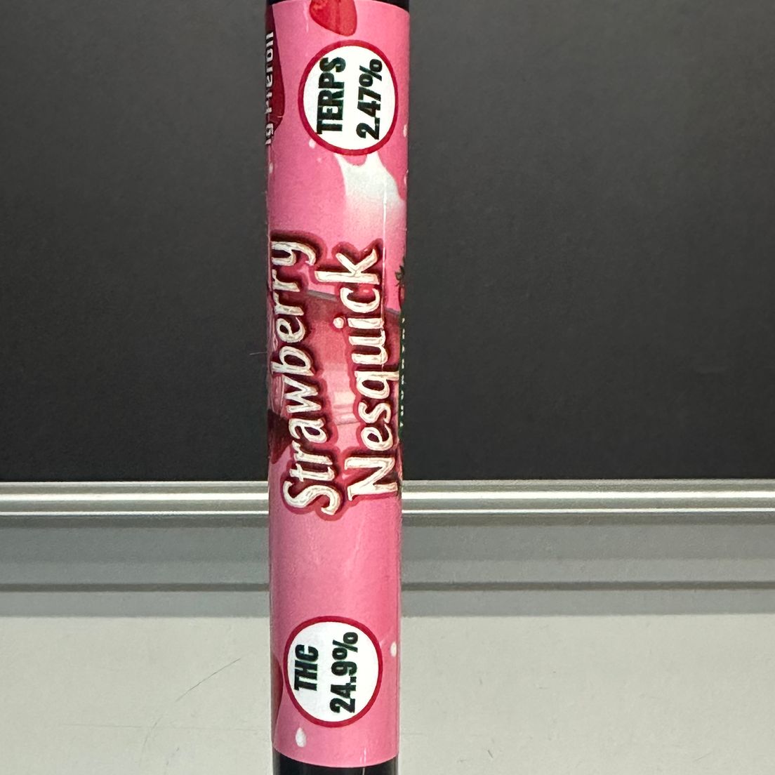 Strawberry Nesquick- Full Flower Pre Roll By Bricks