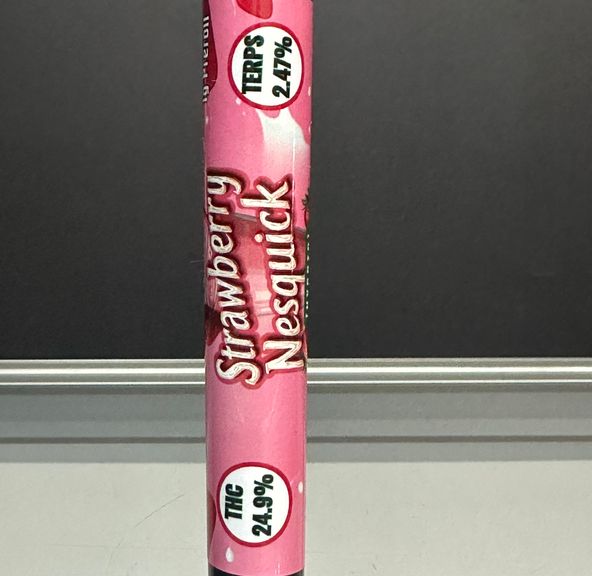 Strawberry Nesquick- Full Flower Pre Roll By Bricks