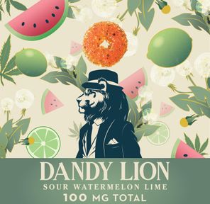 Dandy Lion - 100mg Gummies - Sour Watermelon Lime