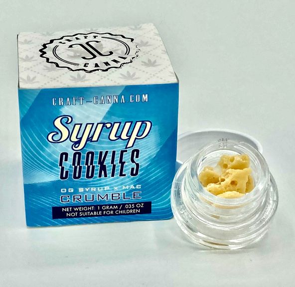 Craft Canna Syrup Cookie 1g Crumble 92.32% THC