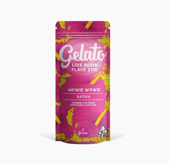 Gelato Live Resin AIO Vape Mowie Wowie 1g