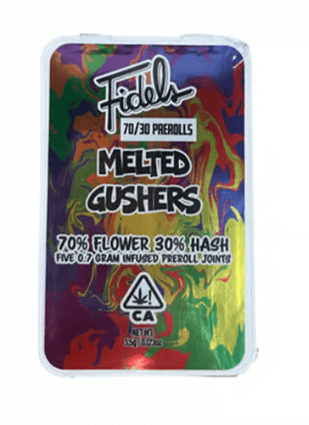 Fidels - Melted Gushers - Hash Infused Prerolls - 5pk - 3.5g - Indica