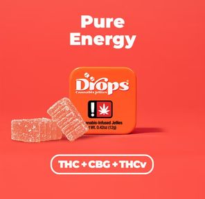 Drops Gummies 2pk Strawberry 1:1:2 THC/CBG/THCv 100mg 12.00 g