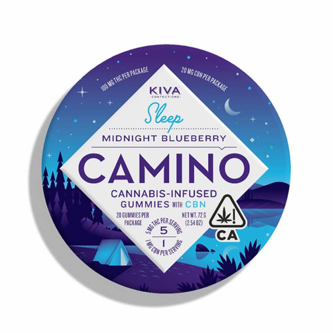 [Camino] CBN Gummies - 5:1 - Midnight Blueberry (I)