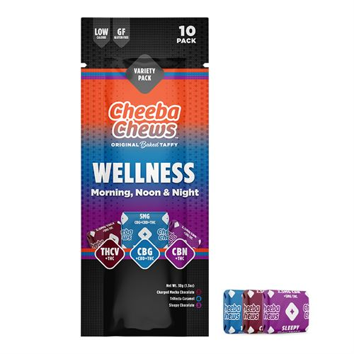 Cheeba Chews Wellness Variety Pack (THCV:CBG:CBN)