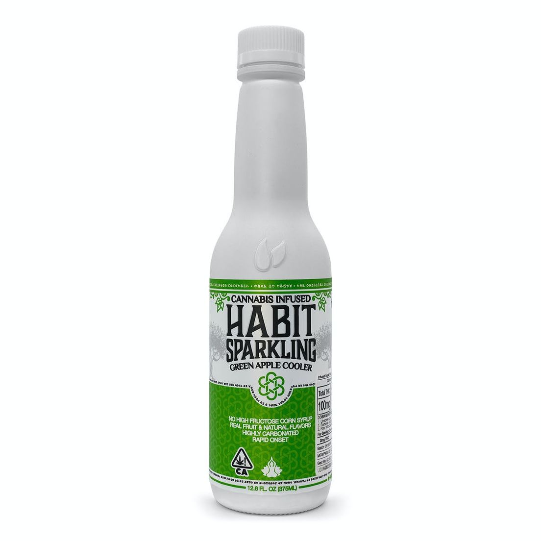 Habit Sparkling Green Apple Beverage, 100mg
