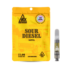ABX | Vape Cart | 1g | Live Resin | Sour Diesel
