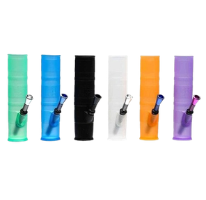 8" Foldable Silicone Water Pipe | Assorted Colors