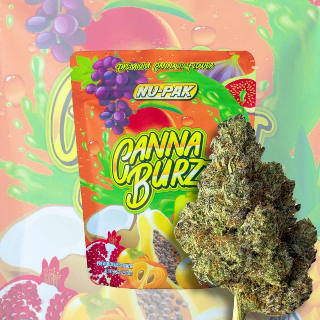 NuCannabis - Canna Burzt (Lemon Cherry Gelato) 3.5g - PREMIUM INDOOR FLOWERS