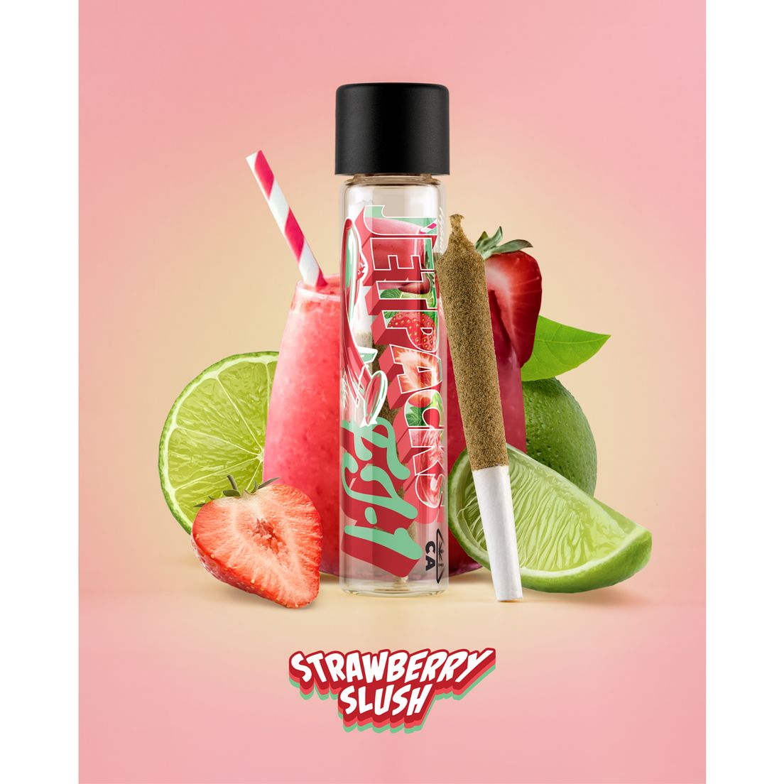 Strawberry Slush FJ-1 (1G Infused, THCA Concentrate & Kief Covered)