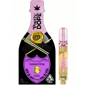 Pretty Dope - Lemon Drop Live Resin Cartridge - 1g