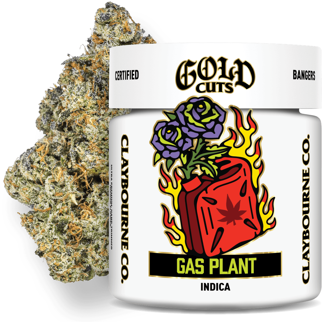 Claybourne Co. - Gold Cuts - 3.5g - Gas Plant
