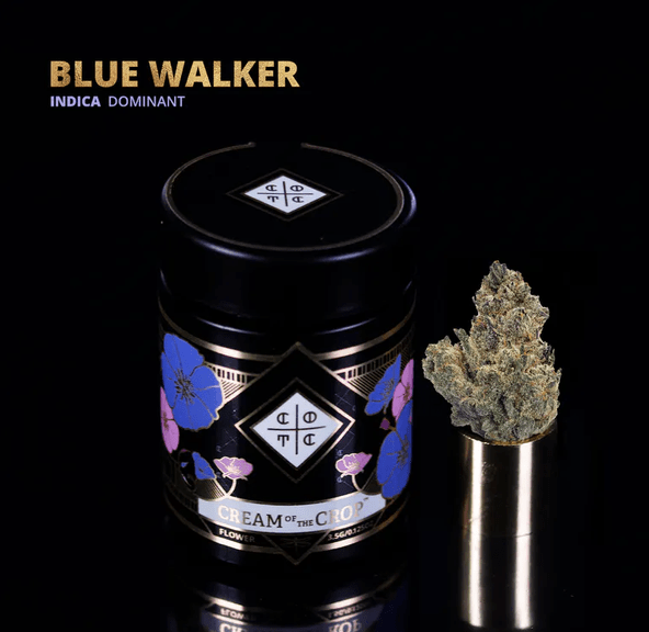 COTC: 1/8 Flower - Blue Walker (Indica), 3.5g