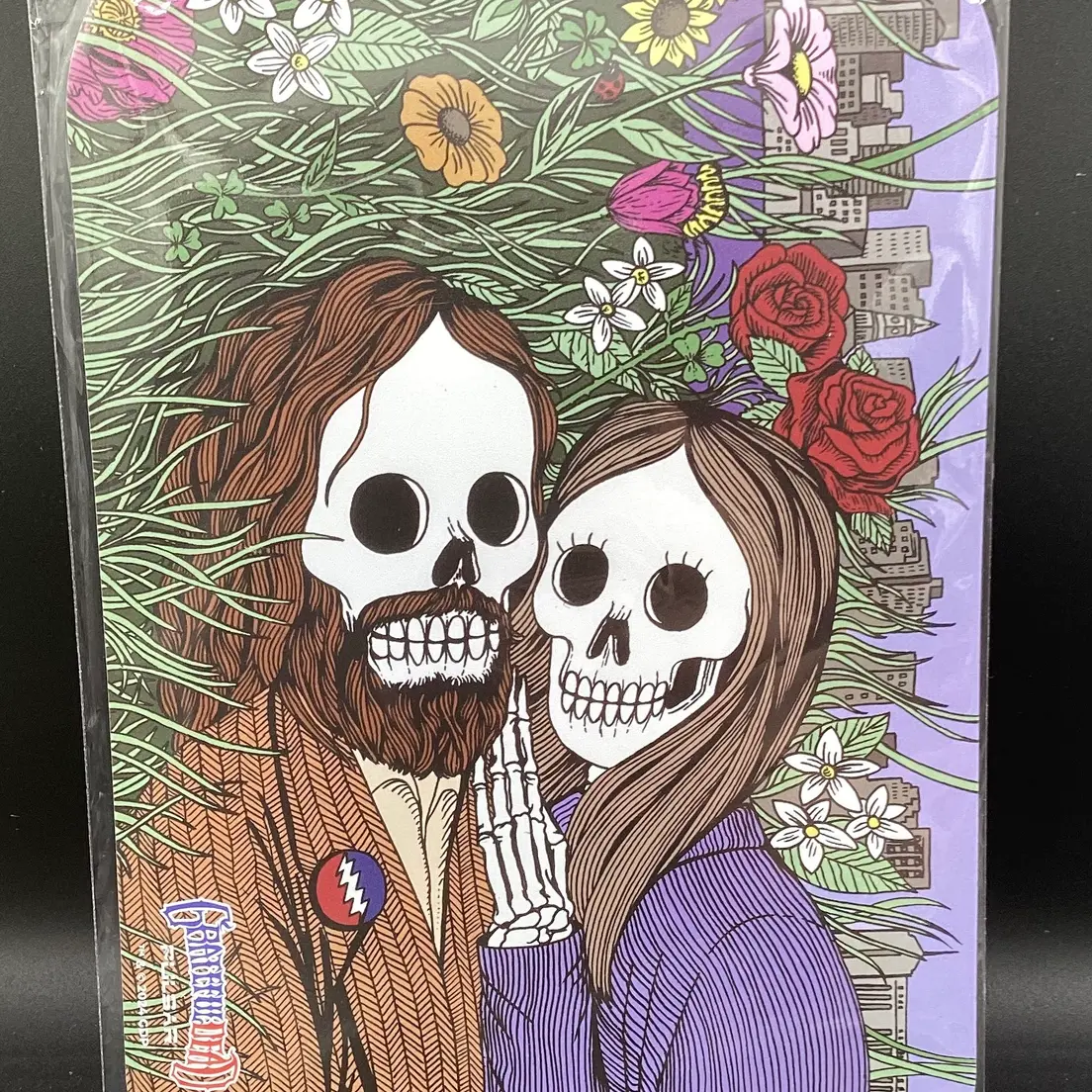 AFG Distribution- Flower Couple- Pulsar- Metal Rolling Tray- 11 x 7