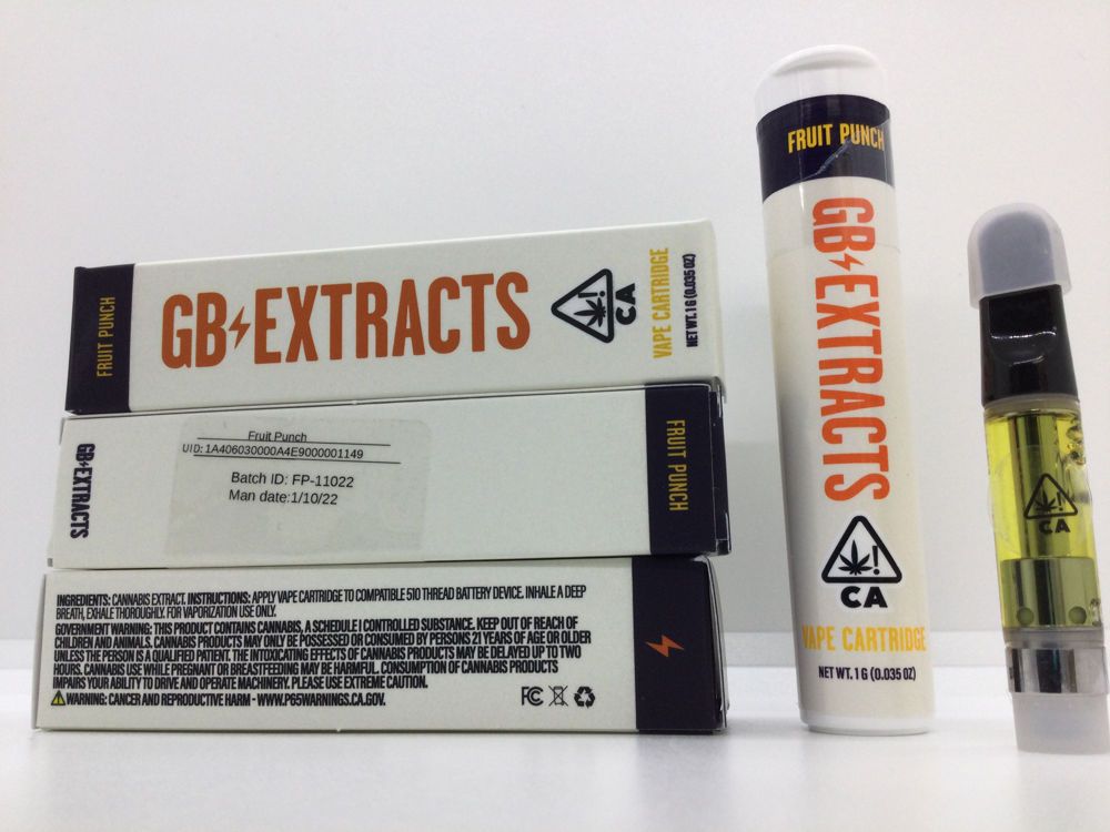 1G FRUIT PUNCH CART - GBEXTRACTS