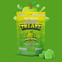 Dank Treatz | Sour Apple | Gummies | 100MG