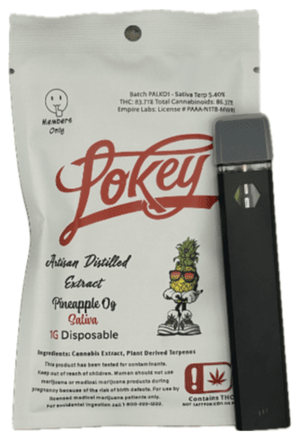 Lokey 1g Disposable - Pineapple OG
