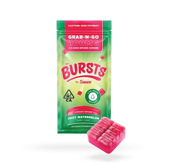 Bursts - THC Gummies (Juicy Watermelon)