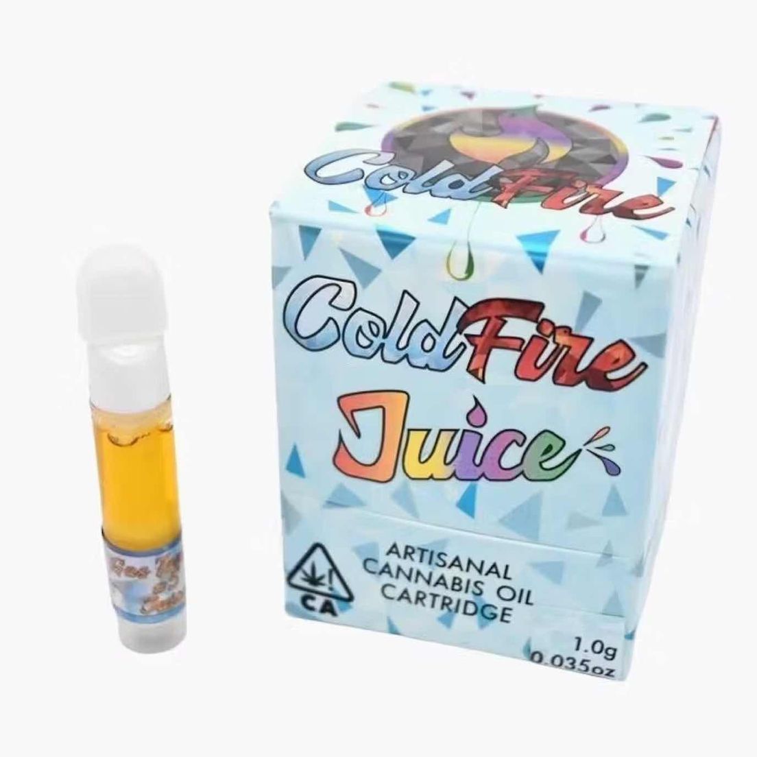 Coldfire Extracts - Cherry Skunkz Juice Vape Cart (Dubz Garden - Cured Resin) - 1g
