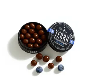 KIVA - Terra Bites Milk Chocolate Blueberries - 100mg