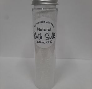 CBD Bath Salts (250mg) Natural