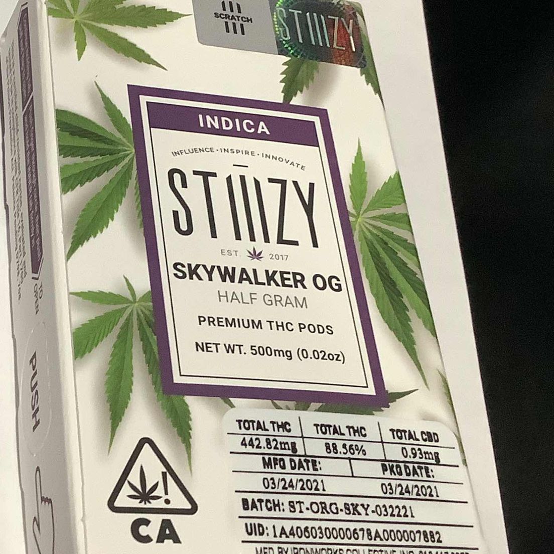 LIIIL - .5G DISPOSABLE - SKYWALKER OG