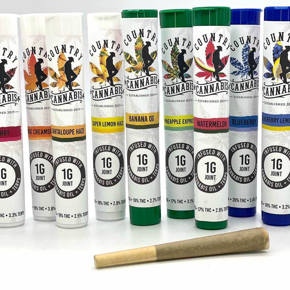 Country Cannabis - 1G Infused Pre-Roll - Forbidden Fruit (I)
