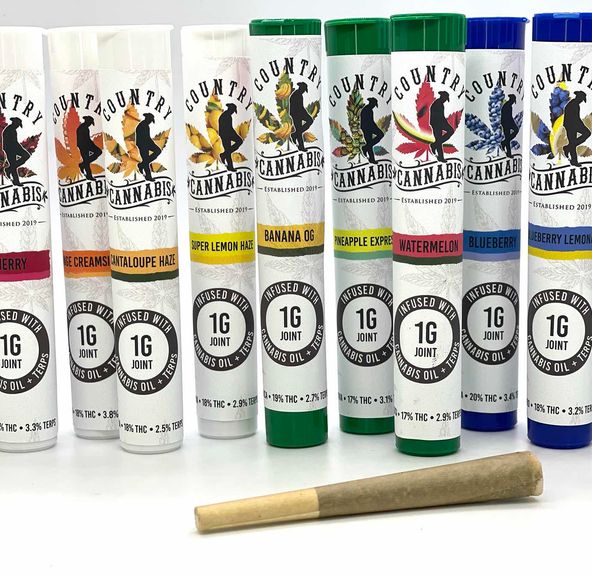 Country Cannabis - 1G Infused Pre-Roll - Forbidden Fruit (I)