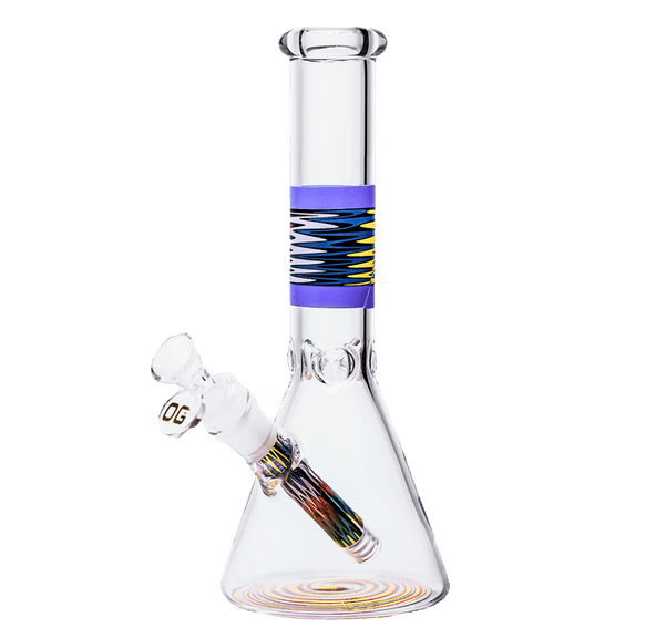 10" OG Woven Band Glass Bong $30