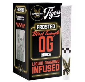 Black Triangle OG - Diamond Frosted Flyers Pre-Rolls