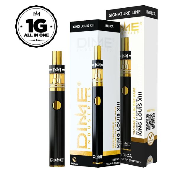 Dime Industries - King Louis Signature Line 1000MG Cartridge Tank 1g