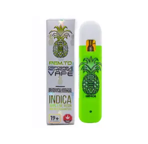Black Mamba 1.2ml Indica Disposable Rechargeable Vape by Pineapple Express Meds PEX / PEM