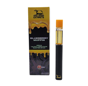Blueberry Muffin - 1.1G Disposable Shatter Pen by Honey Badger