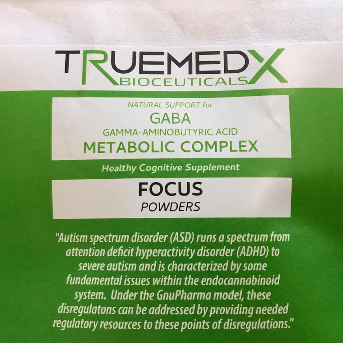 TrueMedX - Focus Metabolic Complex Powder