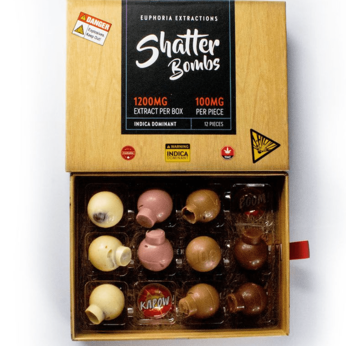 Euphoria Shatter Bombs 1200mg Sativa