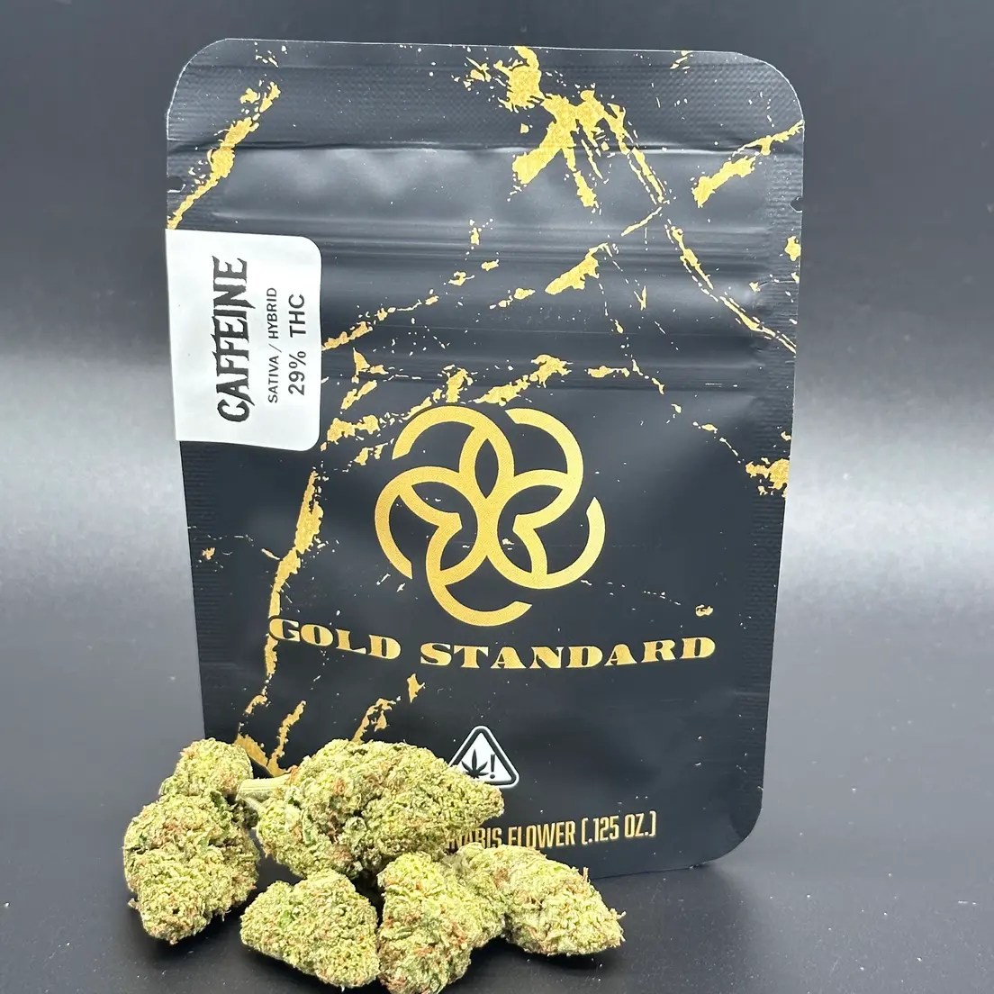 CAFFEINE LIGHT DEP FLOWER BY GOLD STANDARD 3.5G THC 29%