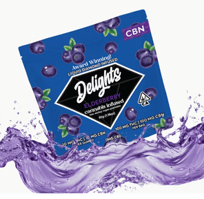 Elderberry CBN Delights Gummies Liquid Diamond Infused 50.00 g
