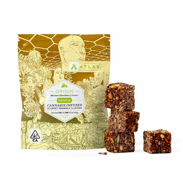 [Atlas] THC Rosin Granola Clusters - 100mg - Mexican Chocolate & Pepitas (I)