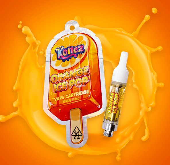 Orange Ice Pop Vape Cartridge 1g - KONEZ