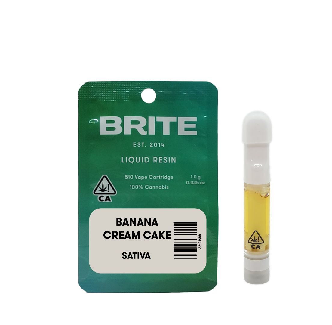 BRITE Liquid Resin Cartridge (1g) - S - Banana Cream Cake