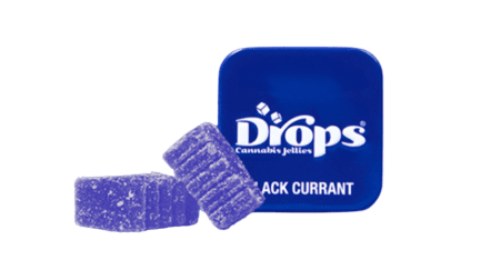 Drops - Black Currant Enhanced Rosin Gummies 1:1:1 THC:CBD:CBN