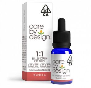 Care By Design 1:1 CBD Oral Drops 15ml