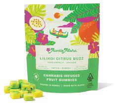 Auntie Aloha- Lilikoi Citrus Buzz Gummies 100mg (S)
