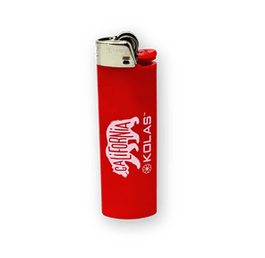 Kolas Branded Lighter BIC CA Bear Red