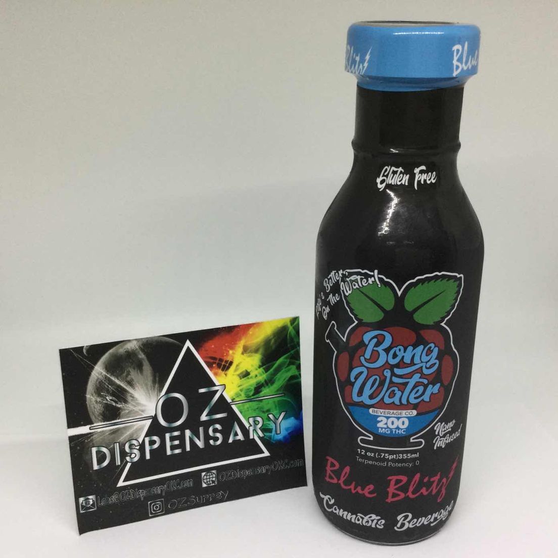 Bong Water | Blue Blitz | 200mg | Drink | Hybrid