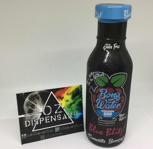 Bong Water | Blue Blitz | 200mg | Drink | Hybrid