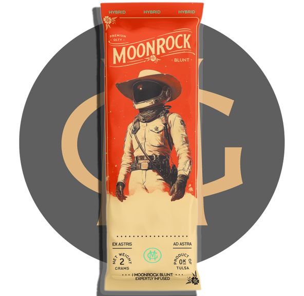 Mello Gold - Moon Rock Infused Blunts 1.5g 2pk - Durban Poison