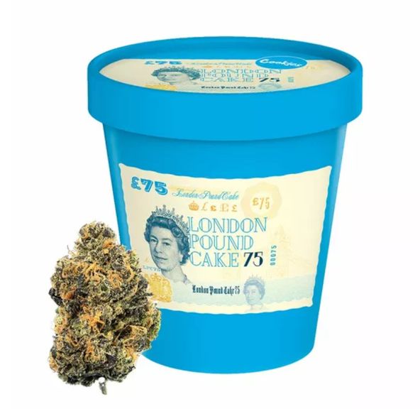 Cookies (Cultivated by DC's Finest) | London Pound Cake - Flower | 3.5g | Indica-Hybrid
