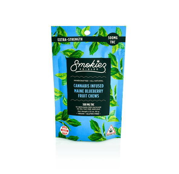 Smokiez THC Sweet Maine Blueberry 500mg Gummies
